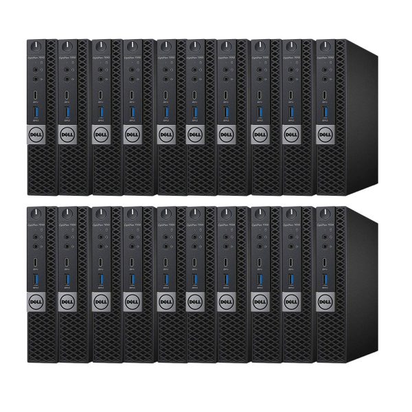 Pallet with 20 Dell OptiPlex 7050 Micro desktops